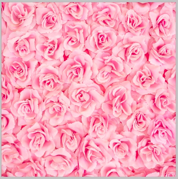 Printed HTV PINK ROSES Heat Transfer Vinyl Pattern 12 X 8 Inch | Etsy