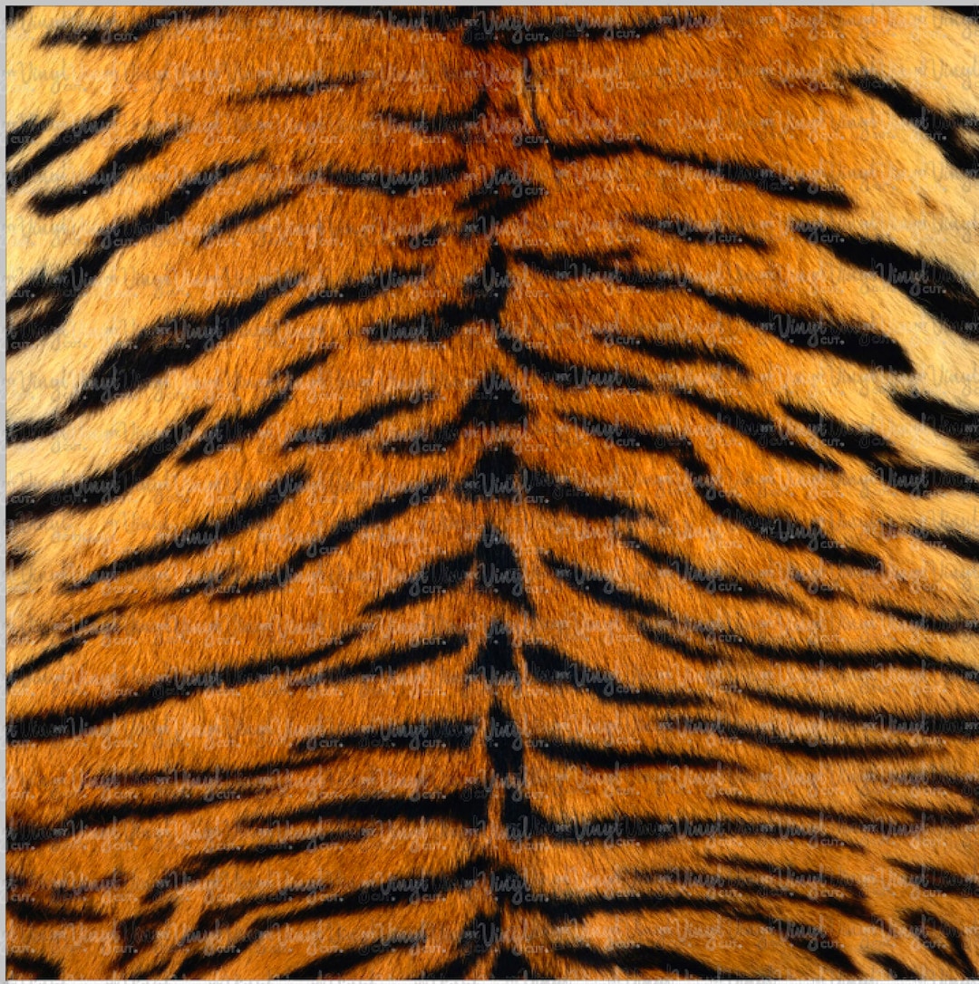 Realistic TIGER STRIPES Pattern Printed Heat Transfer Vinyl HTV