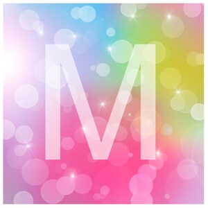 Printed Adhesive Vinyl, UNICORN BOKEH M Choose Permanent Adhesive for outdoors or Removable Adhesive for interiors 12 x 12 sheet