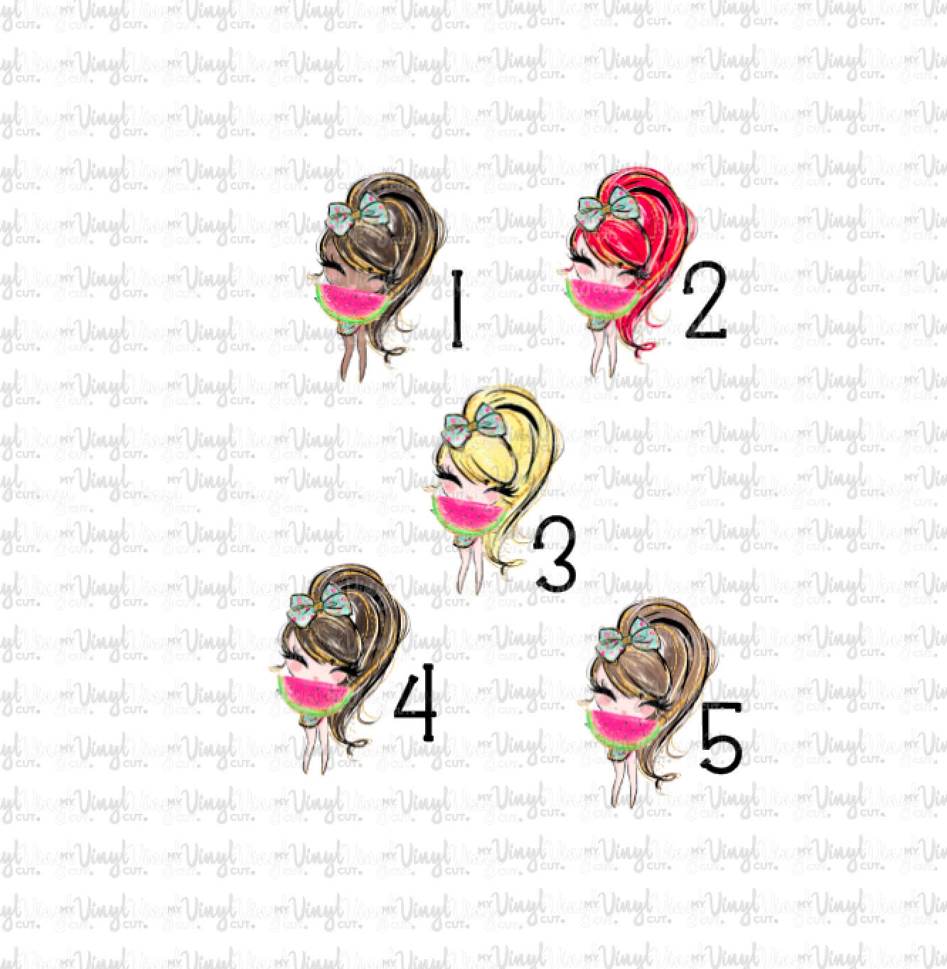 Waterslide Decal 3 12 inches tall Inkjet Printed using Permanent