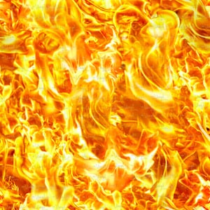 Printed HTV Red and Orange Flames Fire Pattern for T shirts, Adhesive Vinyl for Cups 12 x 12 sheet