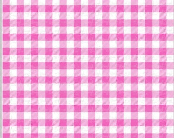Pink and White Buffalo Plaid Pattern Printed Heat Transfer Vinyl HTV for T shirts, Adhesive Vinyl for Cups 12 x 12 inch sheet