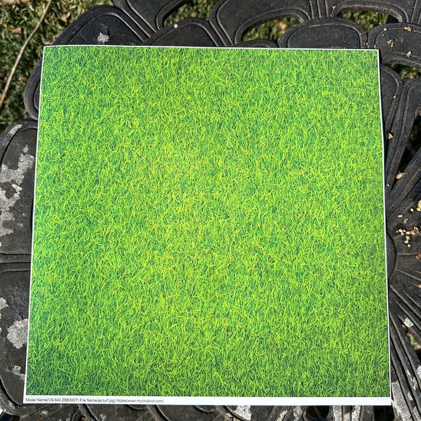 Green Astro Turf Grass Pattern Printed Heat Transfer Vinyl HTV for T shirts or Adhesive Vinyl for Cups 12 x 12 sheet