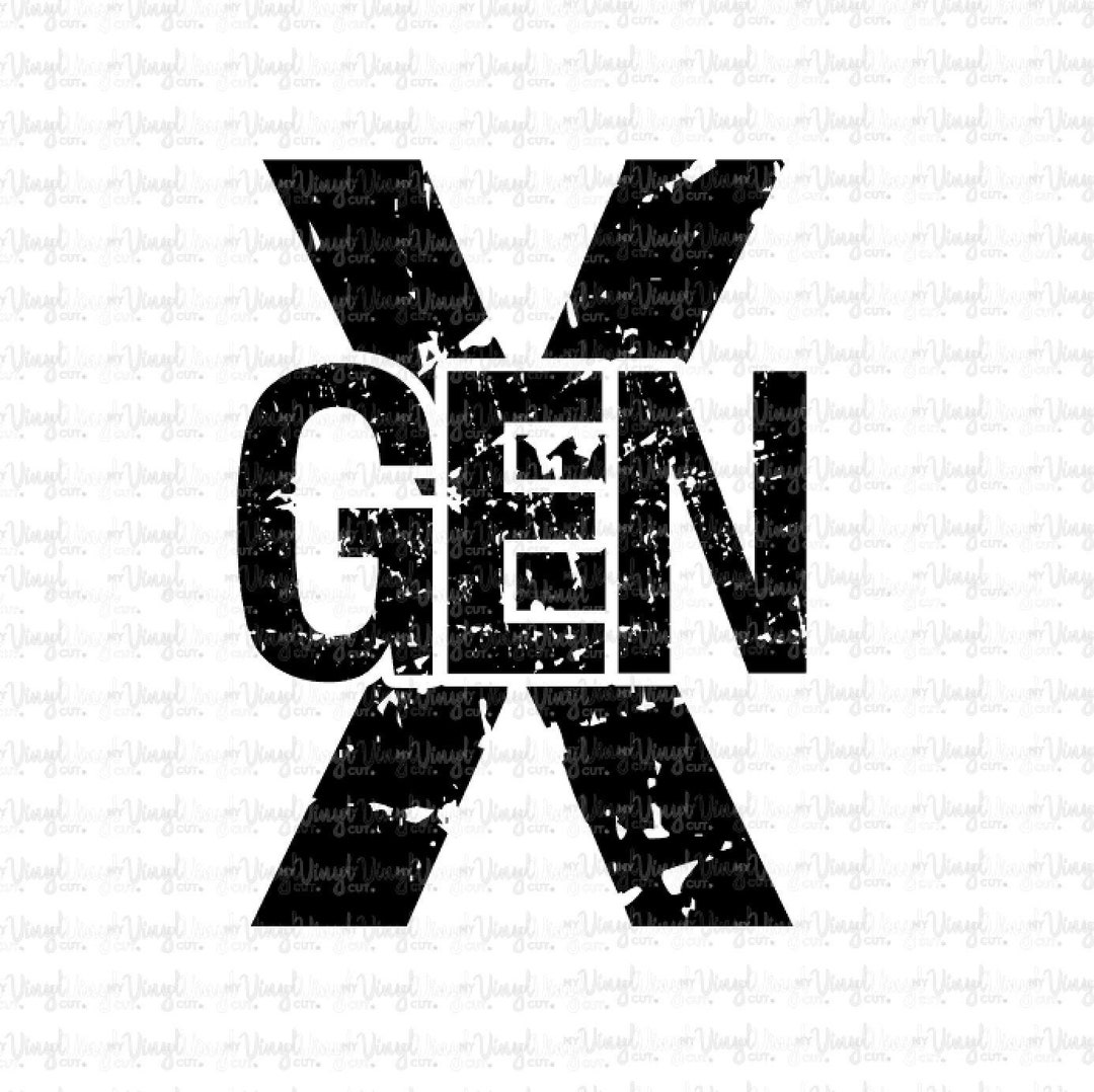 Buy Sublimation Transfer 1E Gen X Generation X Theme DIY Press at Home ...