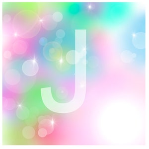 Printed Adhesive Vinyl, UNICORN BOKEH J Choose Permanent Adhesive for outdoors or Removable Adhesive for interiors 12 x 12 sheet