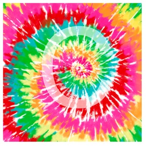 Printed Heat Transfer Vinyl Tie Dye C HTV for shirts fabrics Printed on Siser ColorPrint Easy 12 x 12 sheet Heat Mask Included Do Not Mirror
