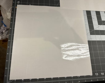 Clear or White Static Window Cling | 12 x 12 inch sheet For Cutting only - NOT Printable