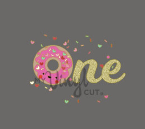 Digital File One Two Donut For Cutting Vinyl For A Shirt Or Etsy