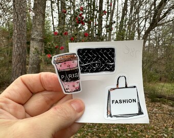 Vinyl Sticker | 78E | Shopping Accessories | Waterproof | Permanent Removable | Window Cling | Glitter | Holographic | Clear Gloss Matte