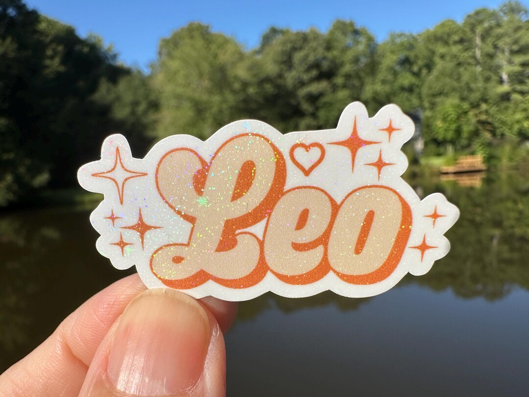 Sticker Names Leo One Vinyl Sticker | Leo | Zodiac Name | Waterproof | Permanent ...