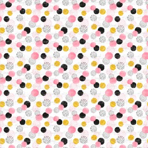 Printed Vinyl Pink Brown Modern Dots Pattern Printed Heat Transfer Vinyl HTV for T shirts Adhesive Vinyl for Cups 12 x 12 sheet image 1