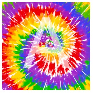 Printed Heat Transfer Vinyl Tie Dye A HTV for shirts fabrics Printed on Siser ColorPrint Easy 12 x 12 sheet Heat Mask Included Do Not Mirror