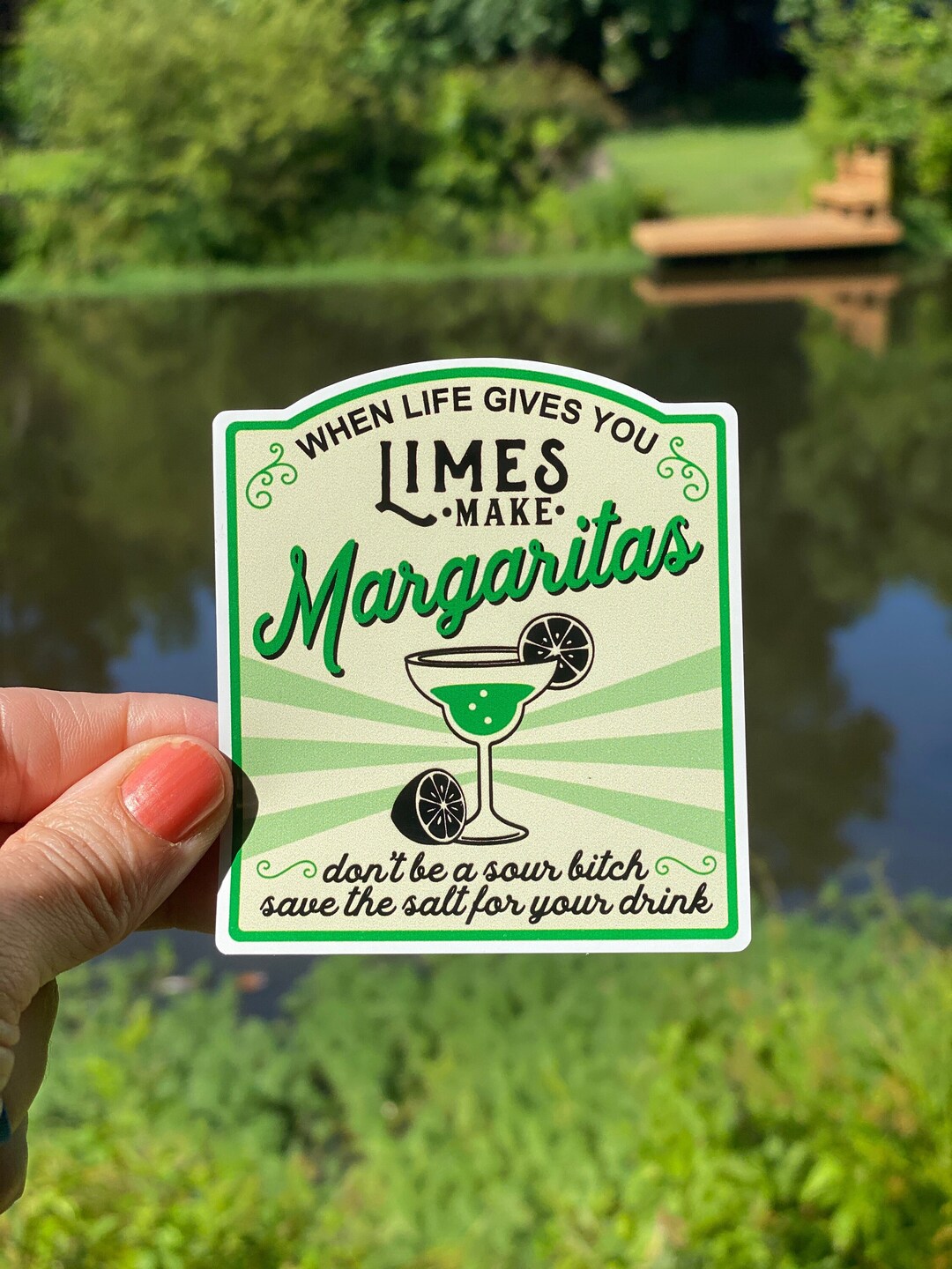 Rmft Sticker Sticker 9F When Life Gives You Limes Make Margaritas Tumbler Label ...