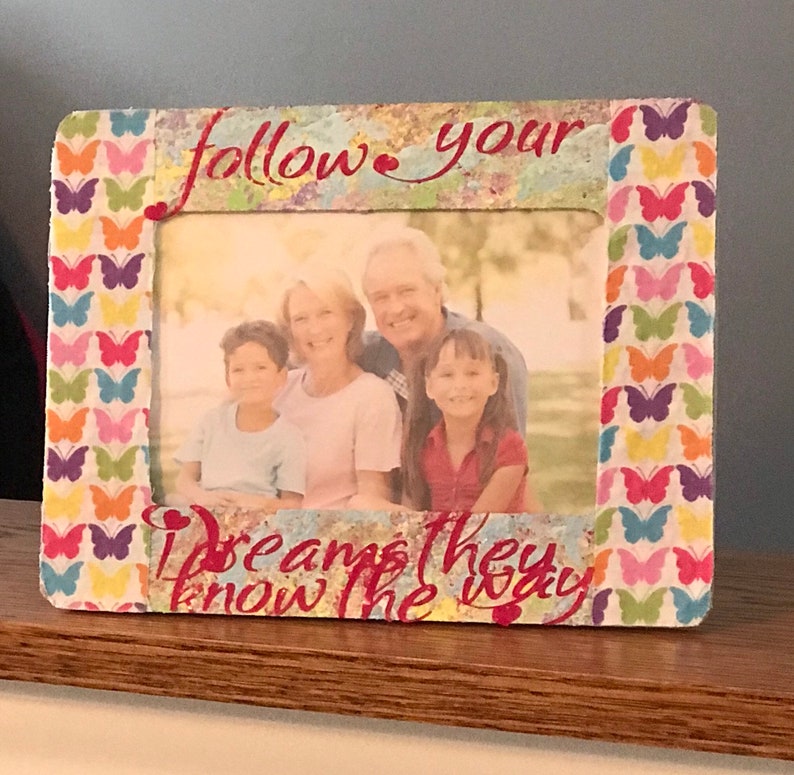 Beautifully Designed Photo Frame Photo Frame 4 x 6 Frames Follow Your Dreams they know the Way Photo Frames Frame Frames Decorative
