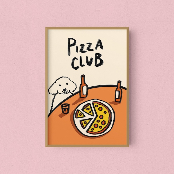 Pizza Club | Art Print