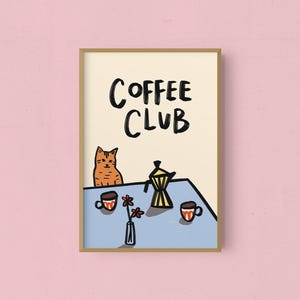 Club de café / Impresión artística
