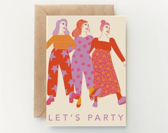 Let's Party | Congratulations Card