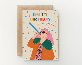 Happy Birthday Party Popper | Birthday Card