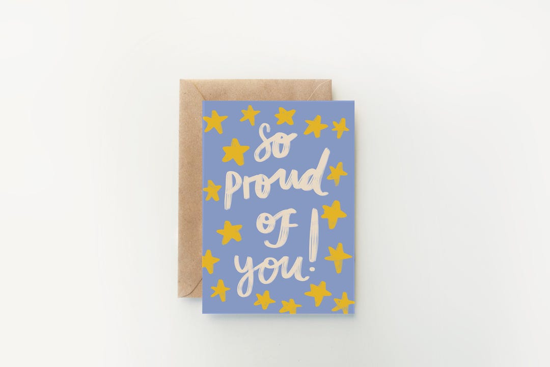 So Proud of You | Greeting Card - Etsy UK