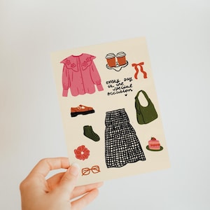 Chaque jour est une occasion spéciale - carte postale illustrée