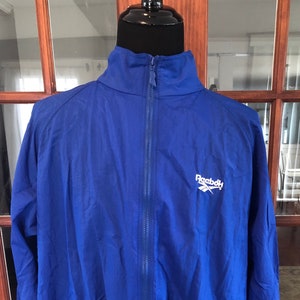 Vintage 1990’s Reebok Warmup Track Windbreaker Jacket