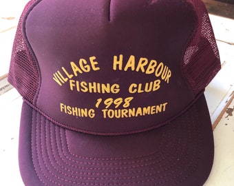 Vintage 1990’s Fishing Snap Back Trucker Hat
