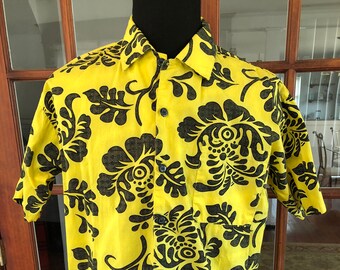 Vintage 1990’s Yellow Hawaiian Shirt