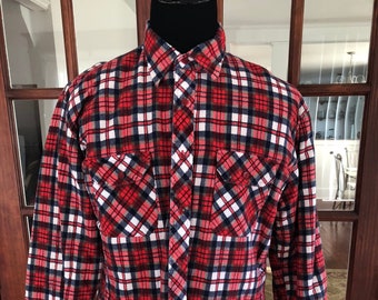 Vintage 1980’s Flannel Shirt Lined