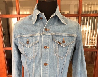 Vintage 1960’s or 1970’s Sears and Roebuck’s Western Wear Denim Jacket