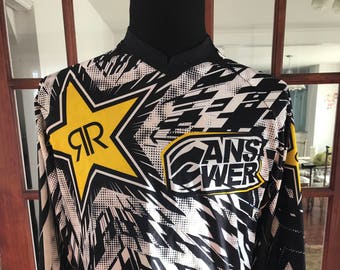 Vintage Answer Motorcross Jersey Long Sleeve Shirt