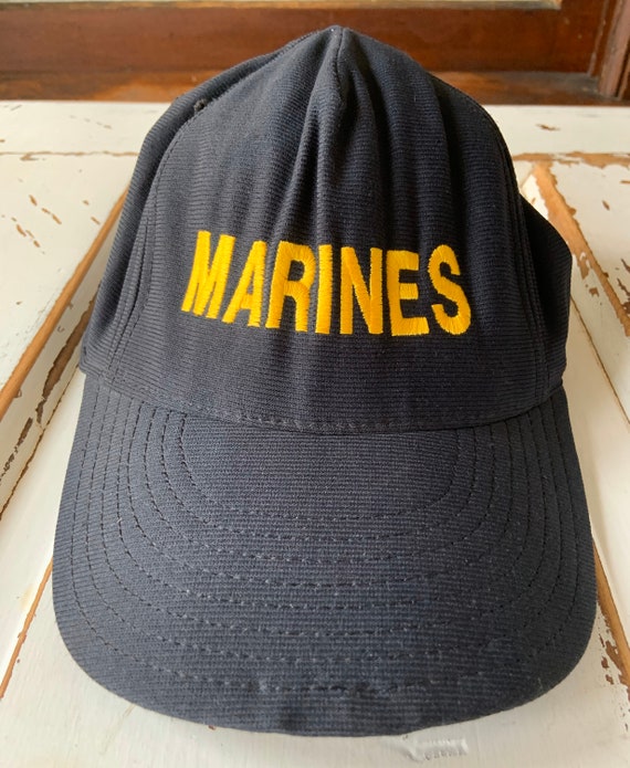 Vintage 1980’s 1990’s USMC Marines Snap Back Hat - image 1