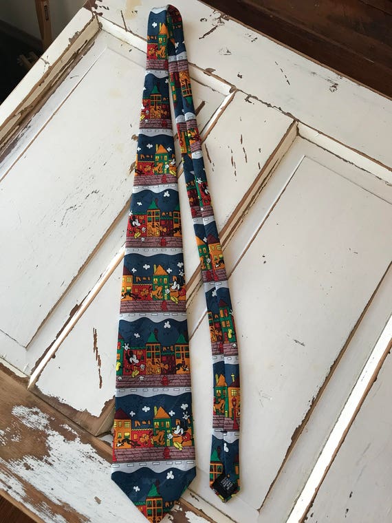 Vintage 1990’s Mickey Mouse Disney Neck Tie - image 2