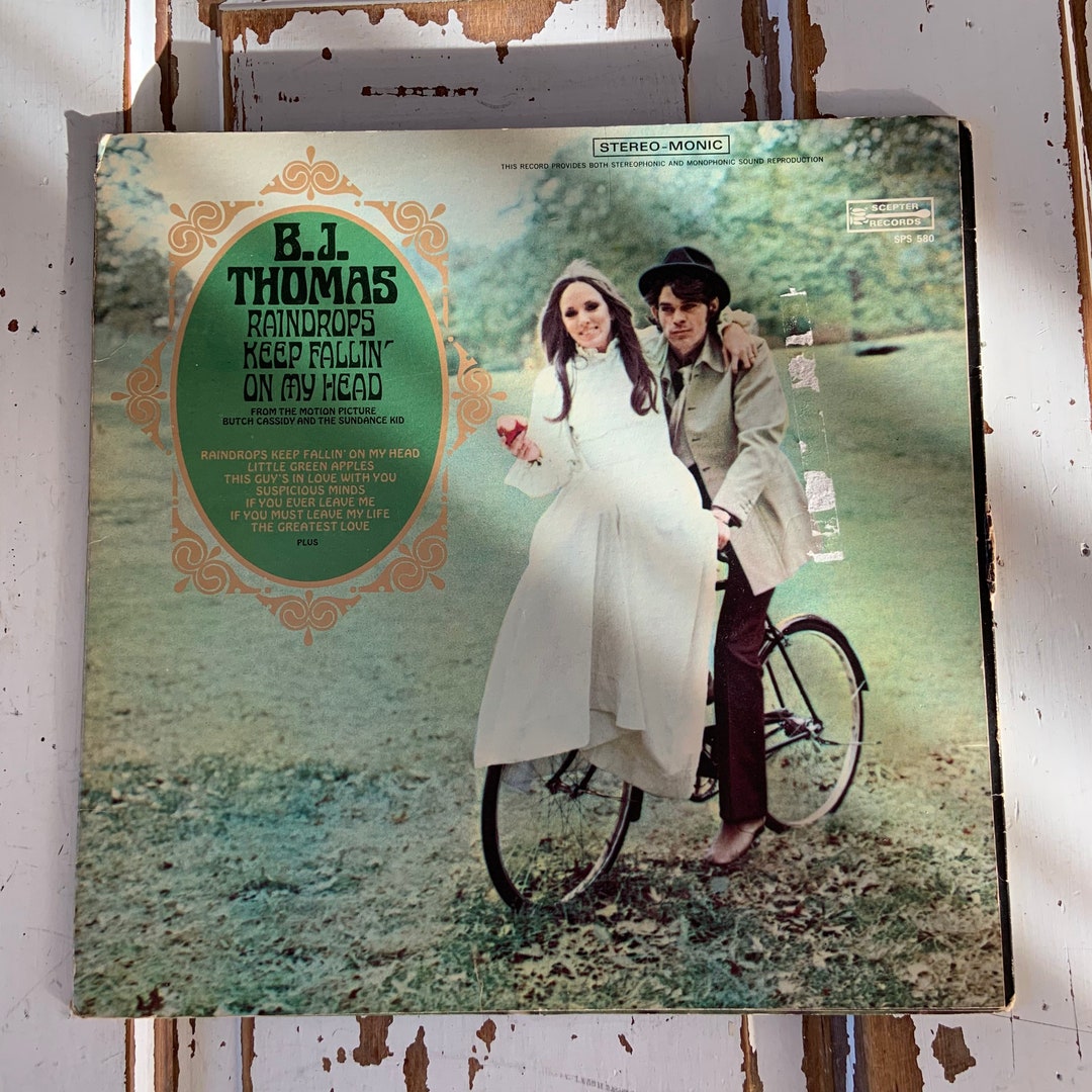 Vintage 1969 BJ Thomas Raindrops Keep Fallin’ on My Head Vinyl Record Etsy