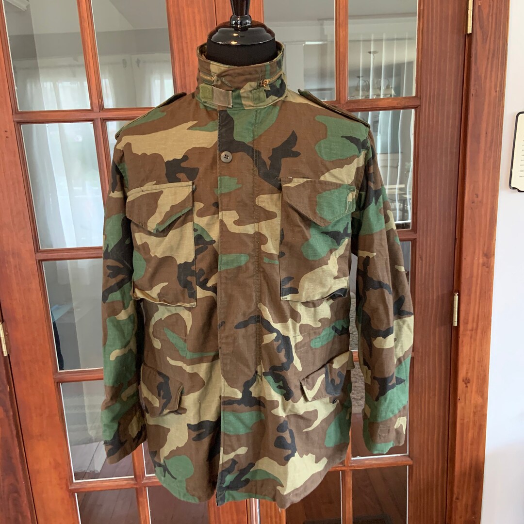 Vintage 90s United States US Army Woodland Camo Uniform