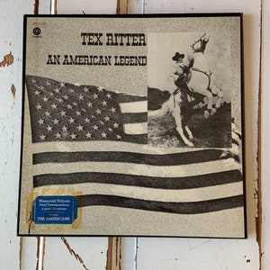Vintage 1973 Tex Ritter An American Legend 3 LP Vinyl record box set
