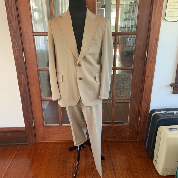 Vintage 1970’s John Blair Polyester Suit.