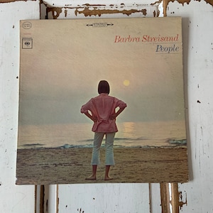 Vintage 1964 Vinyl Album Barbra Streisand People