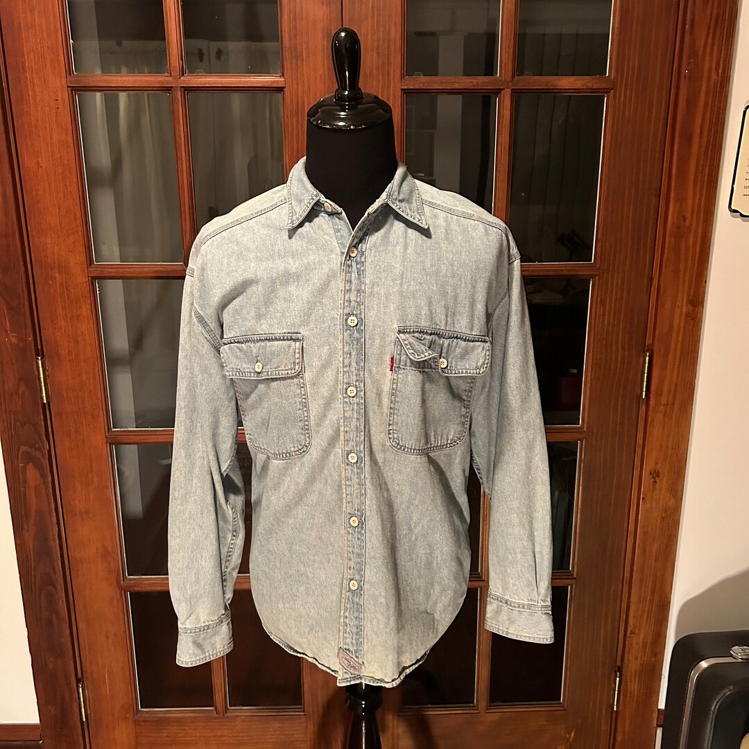 Vintage 1994 Levi's Denim Shirt - Etsy