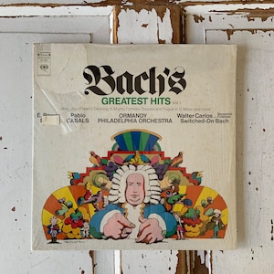 Vintage Bach’s Greatest Hits Volume One LP Record 7501 Columbia 1973 Vinyl