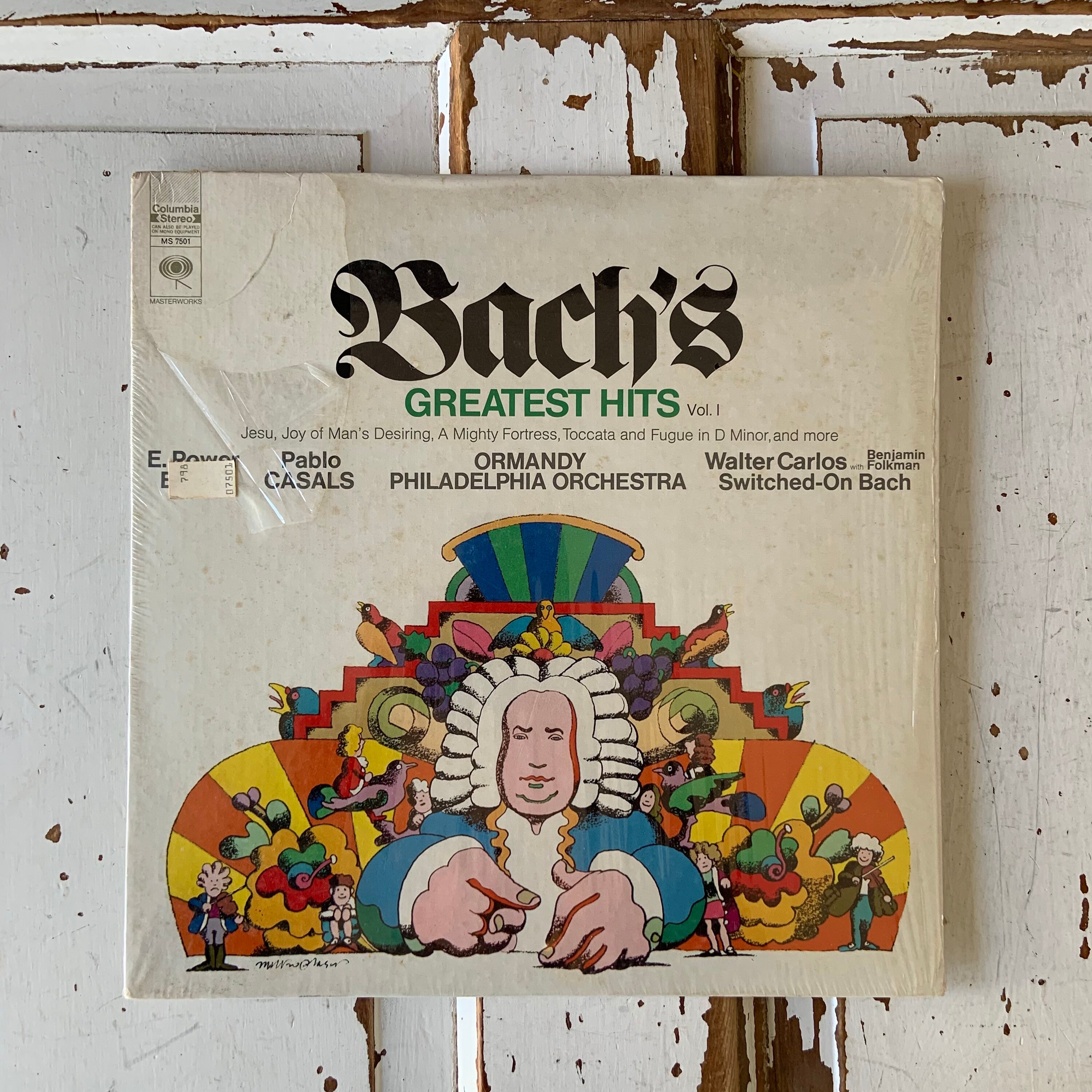 Vintage Bach's Greatest Hits Volume One LP Record 7501 Columbia