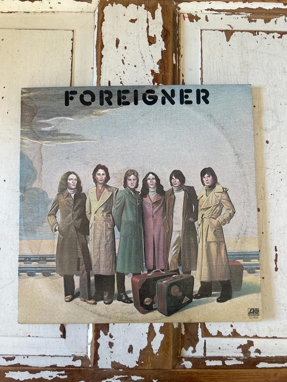 Foreigner レコード Vintage 1977 Foreigner Vinyl Album - Etsy