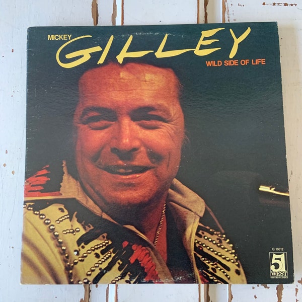 Vintage 1979 Vinyl Album Mickey Gilley The Wild Side of Life