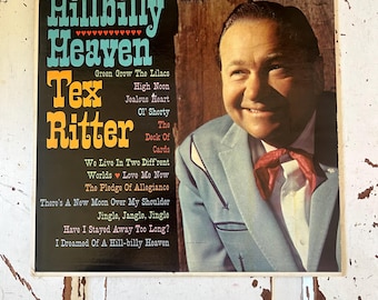 TEX RITTER Hillbilly Heaven Capitol Records 1961 Vinyl Album