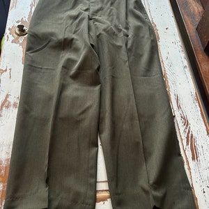Pantaloni verdi in lana marina USMC vintage del 1993