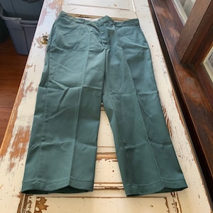 Vintage 1990’s Work Pants, Hunter Green Dickies New Old Stock