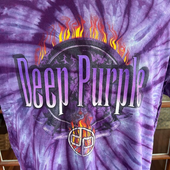 Vintage Deep Purple 2004 Tour Beautiful Purple Ti… - image 2