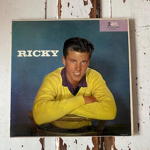 Ricky Self Titled Nelson Record 33 RPM 12" Vinyl LP Imperial