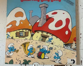 Die Schlümpfe Smurfing Sing Song Vinyl LP Schallplatte Jahr 1980