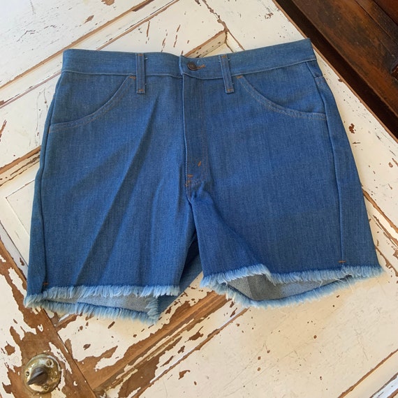 Vintage 1970’s or 1980’s Dead Stock Denim Shorts … - image 1