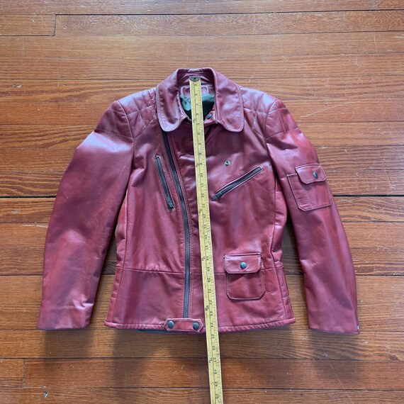 Vintage 1970's Motorcycle Jacket Golden Crown Bristol Made in